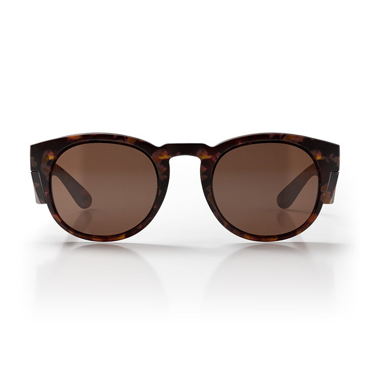 SafeStyle Cruisers Matte Brown Tortoise Frame Brown Polarised Lens