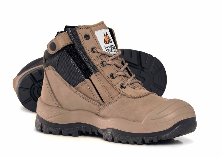 Mongrel Zipsider Sand Ankle Boot with Scuff Cap